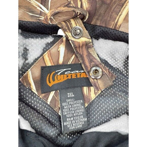 Realtree Camo Mens Hunting Jacket Insulated Waterfowl Parka 3XL Missing Hood - Picture 13 of 14